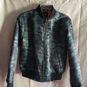 Camouflage bomber jacket